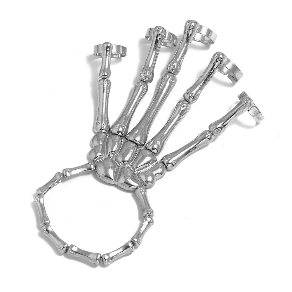 Fashionable Halloween exoskeleton Bracelet & Ring