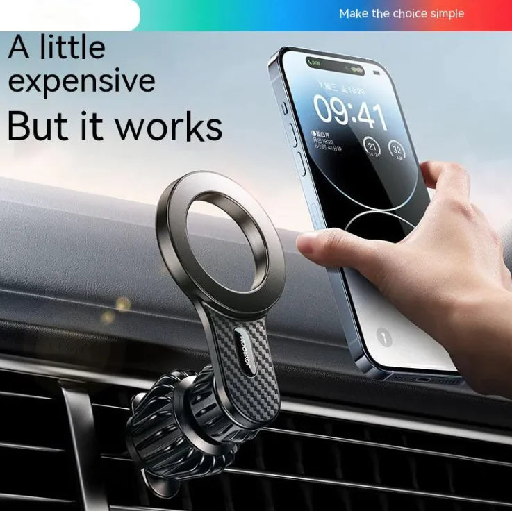 MagSafe Carbon Fiber Phone Holder for Cars