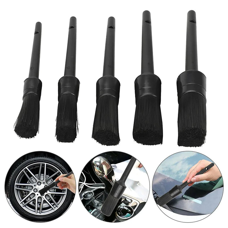 5PC Car Detailing Brush Kit