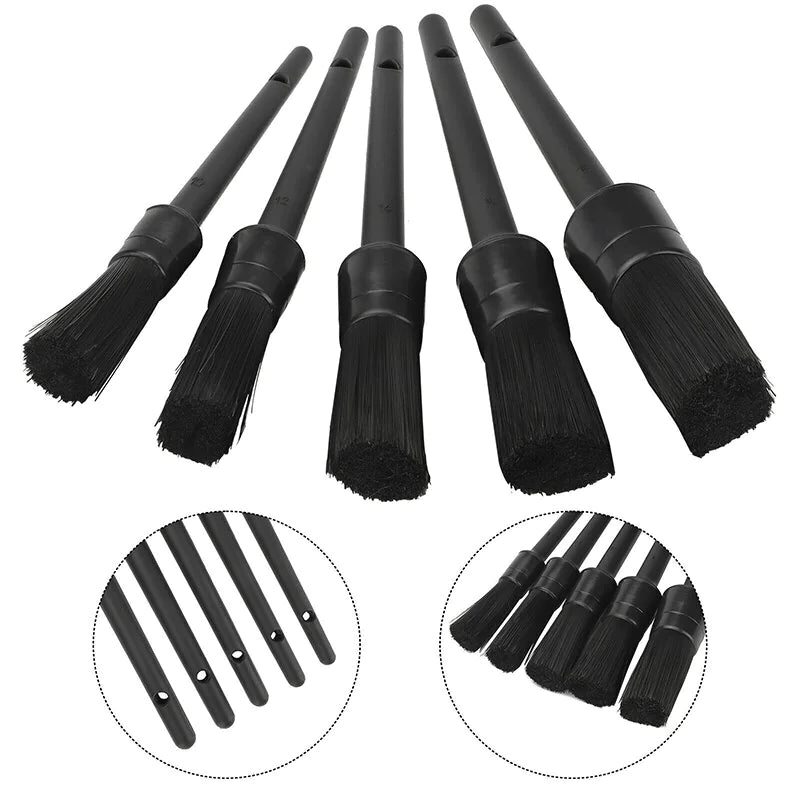 5PC Car Detailing Brush Kit